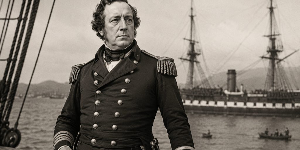 American Commodore Matthew Perry