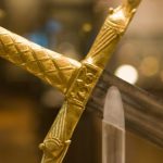 Joyeuse the sword of Charlemagne at Le Louvre in Paris