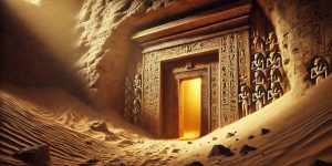 Egyptian tomb entrance
