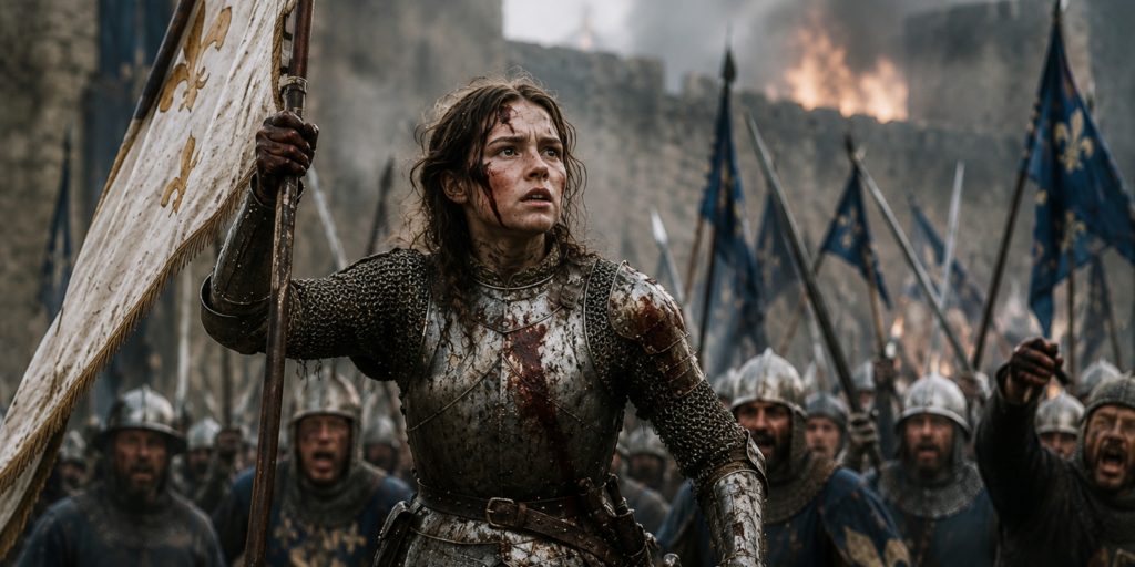 Joan of Arc Returns After Being Wounded