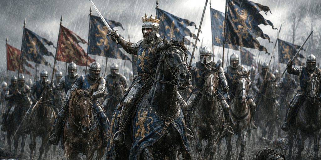 John of Bohemia's Final Charge at Crécy