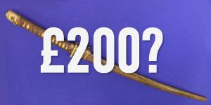 Auction sword for £200 or less