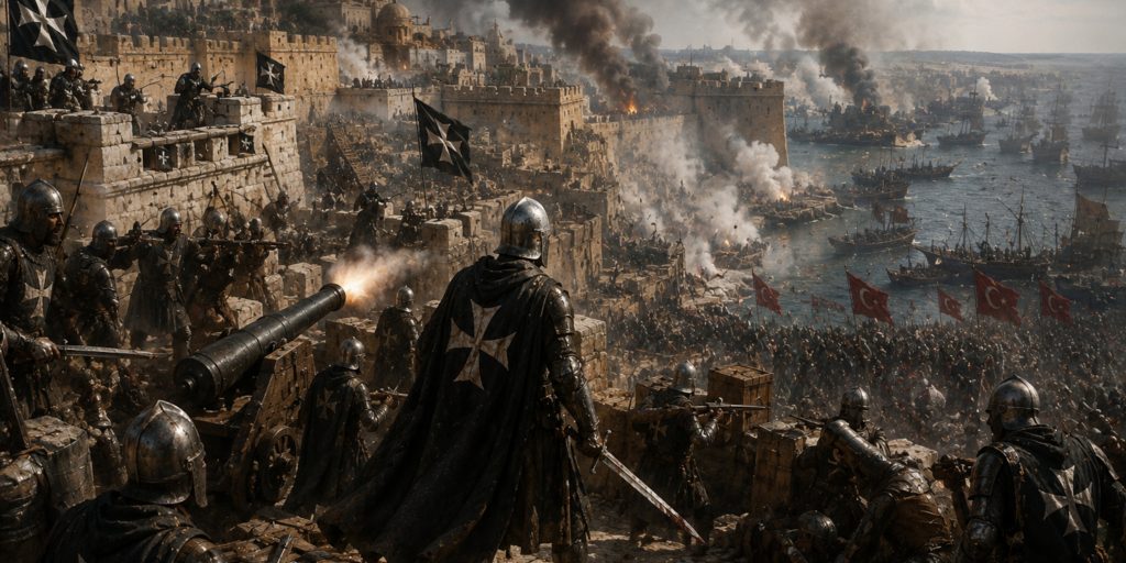 The Knights of Malta Defend Birgu