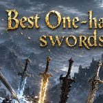 Dragonborn holding one of the best one-handed swords in Skyrim
