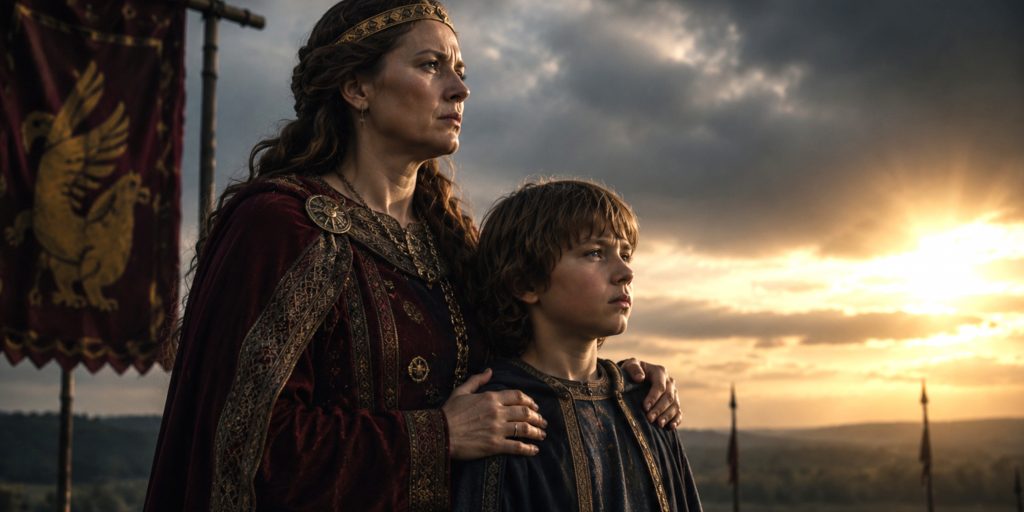 Athelstan with his aunt Aethelflaed - The Lady of Mercia