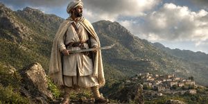 Kabyle Warrior with a Short Flyssa