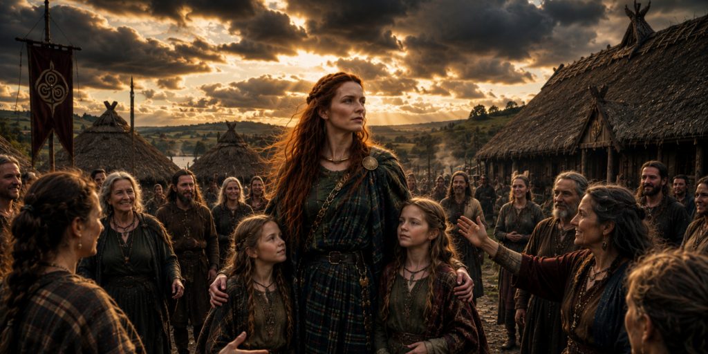 Boudicca in an Iceni Village