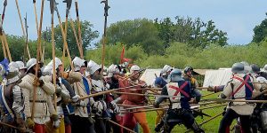 re-enactment combat