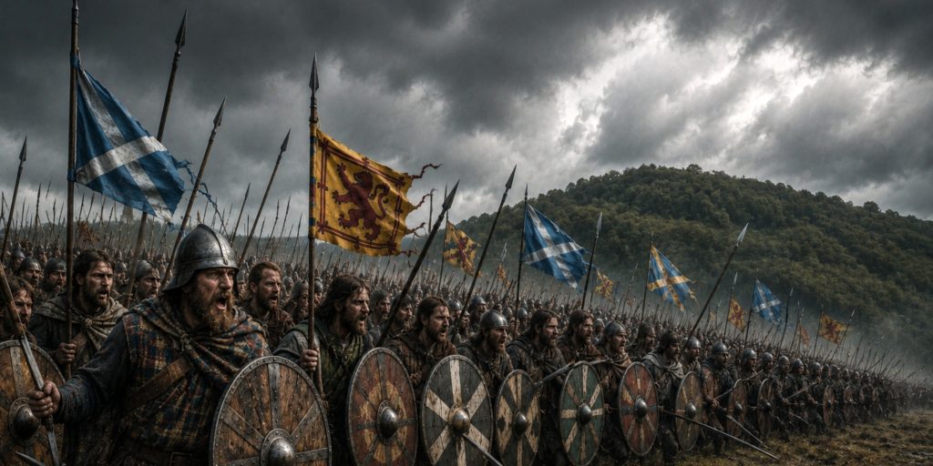Scottish Army at Stirling Bridge