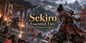 Wolf deflecting a sword attack in Sekiro Shadows Die Twice