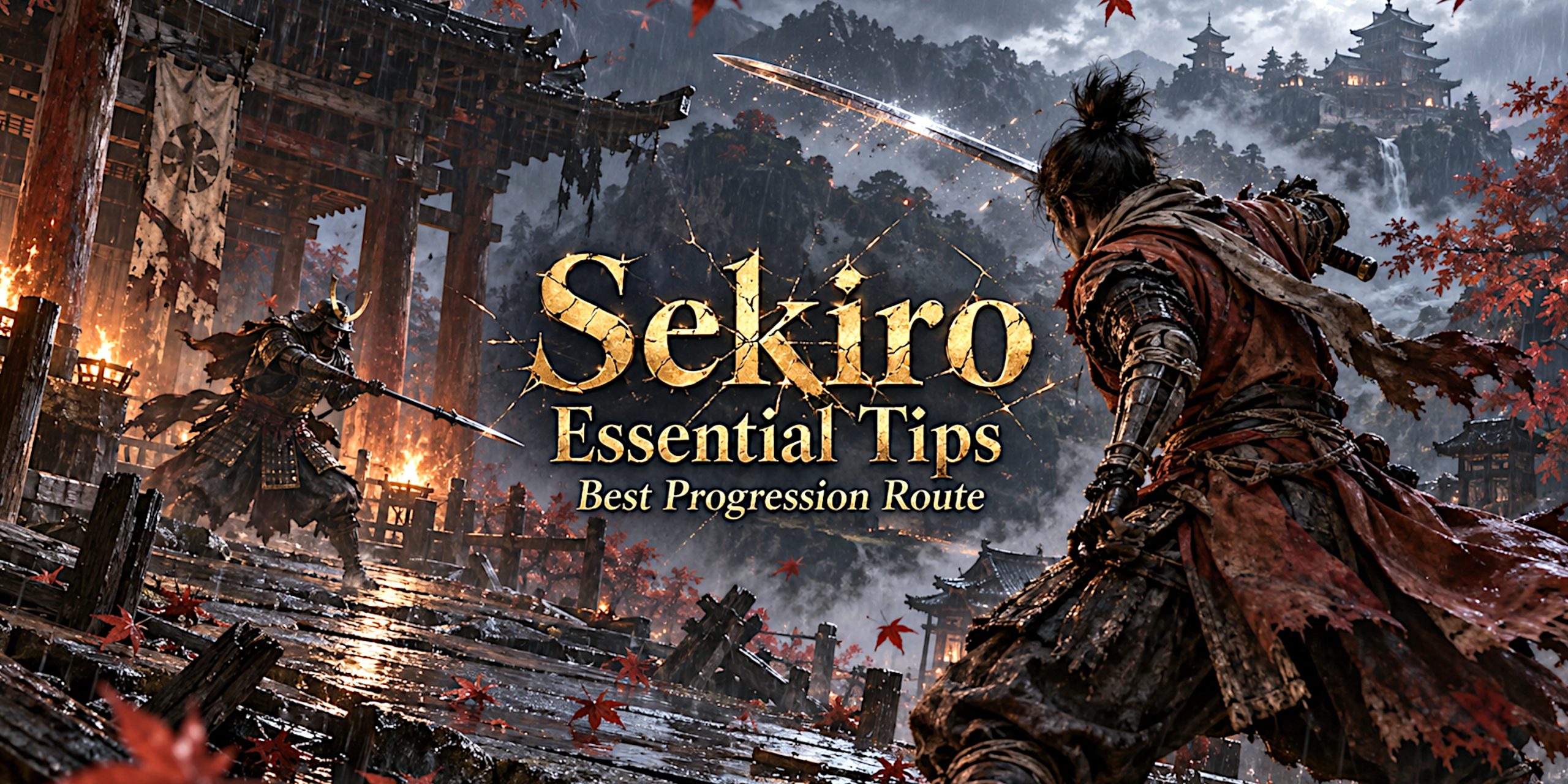 Wolf deflecting a sword attack in Sekiro Shadows Die Twice