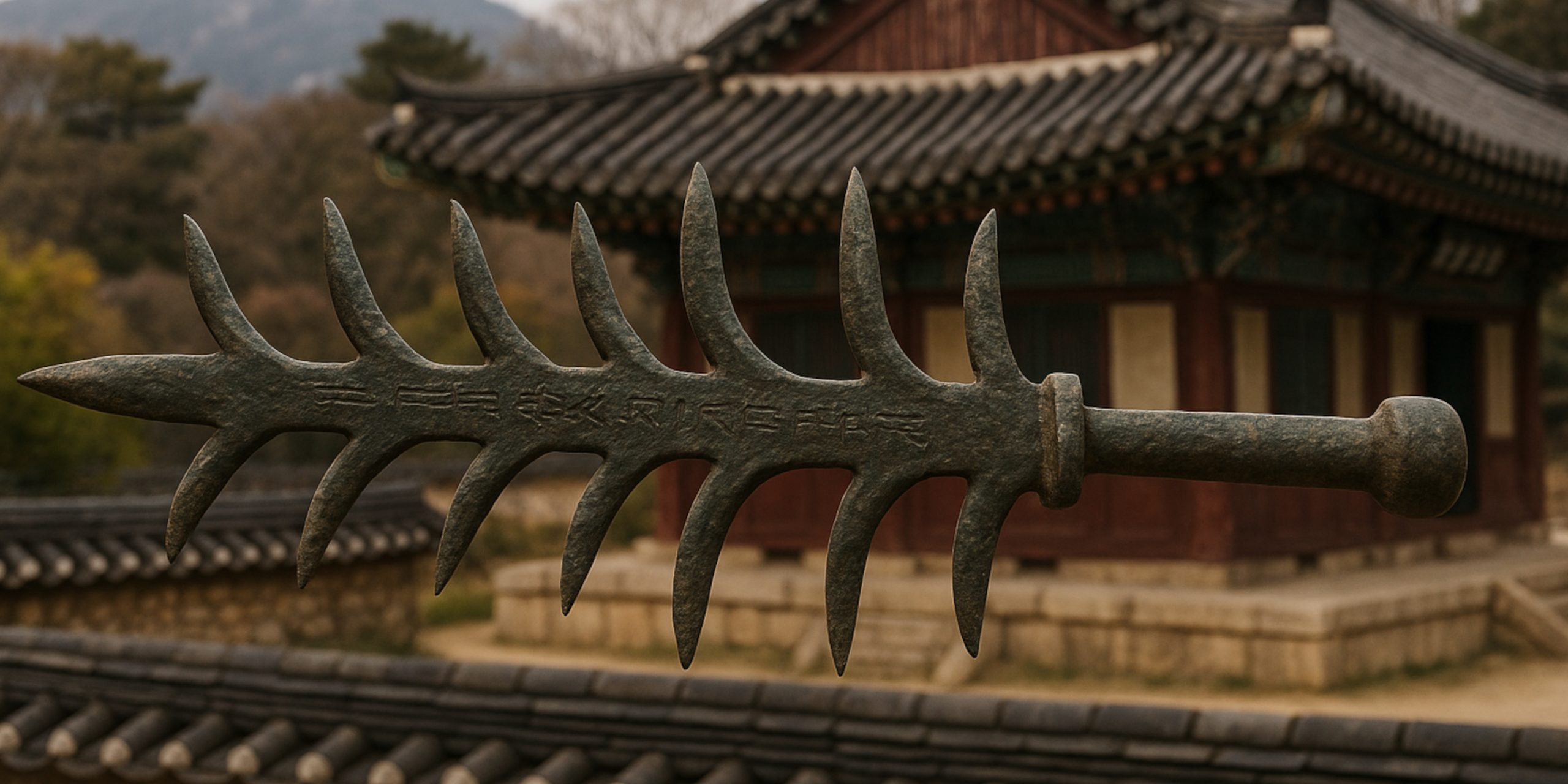 Seven branched sword