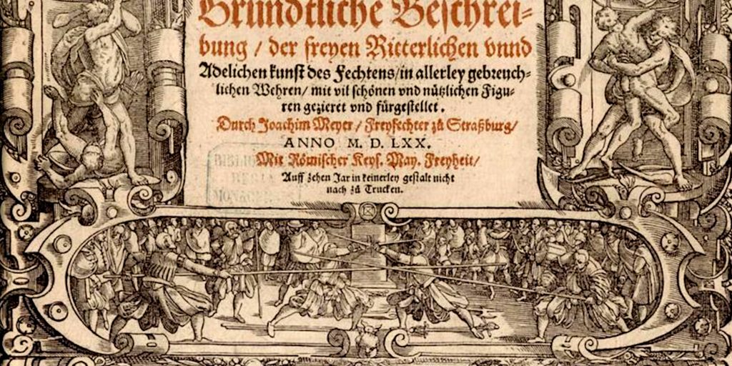 Joachim Meyer 1570 book illustrations