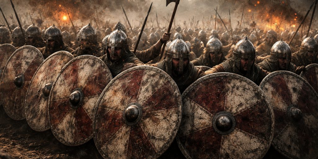 Anglo Saxon shield wall
