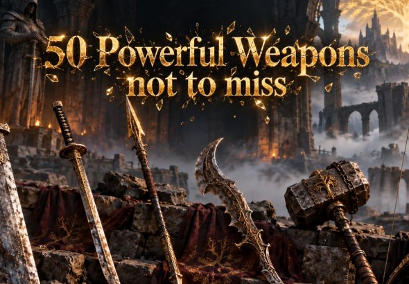 50 Powerful weapons in Elden Ring