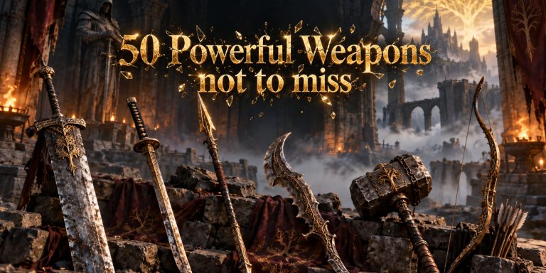 50 Powerful weapons in Elden Ring