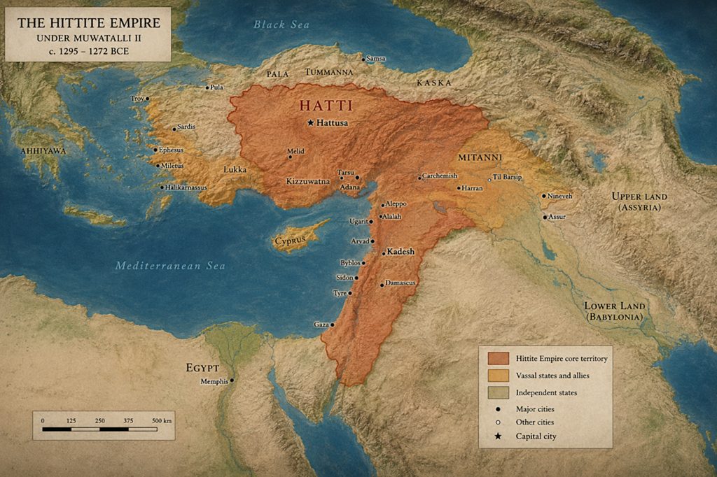 Hittite Empire Map