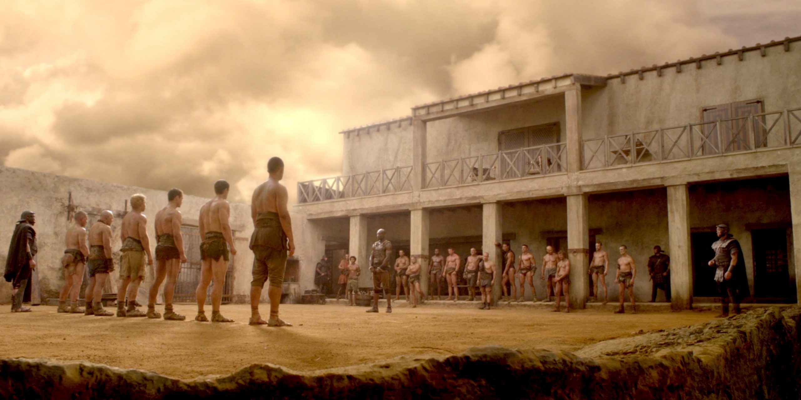 Spartacus gladiator training