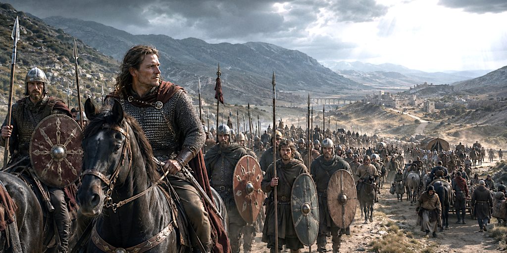 Alaric’s Gothic Army Marches Through Italy