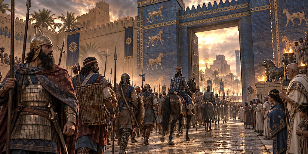 Cyrus’s Army Enters Babylon