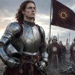 Edward IV of England portrayed as a Yorkist warrior king during the Wars of the Roses