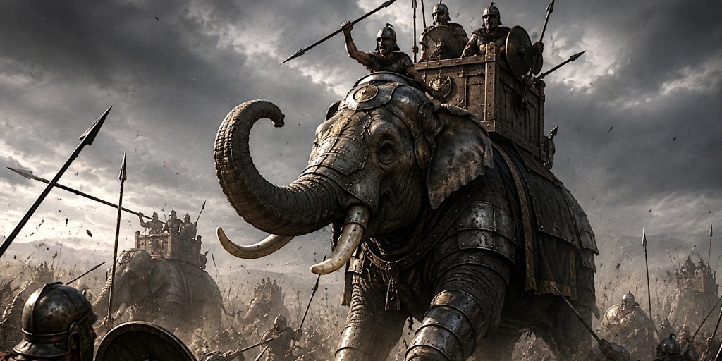 Battle of Ipsus - War Elephants