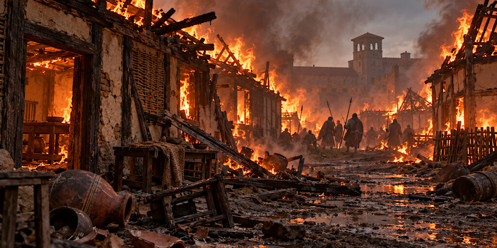 The destruction of Colchester