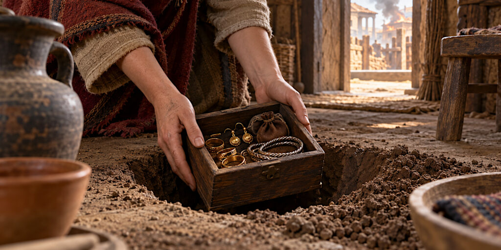 Concealing the Fenwick treasure