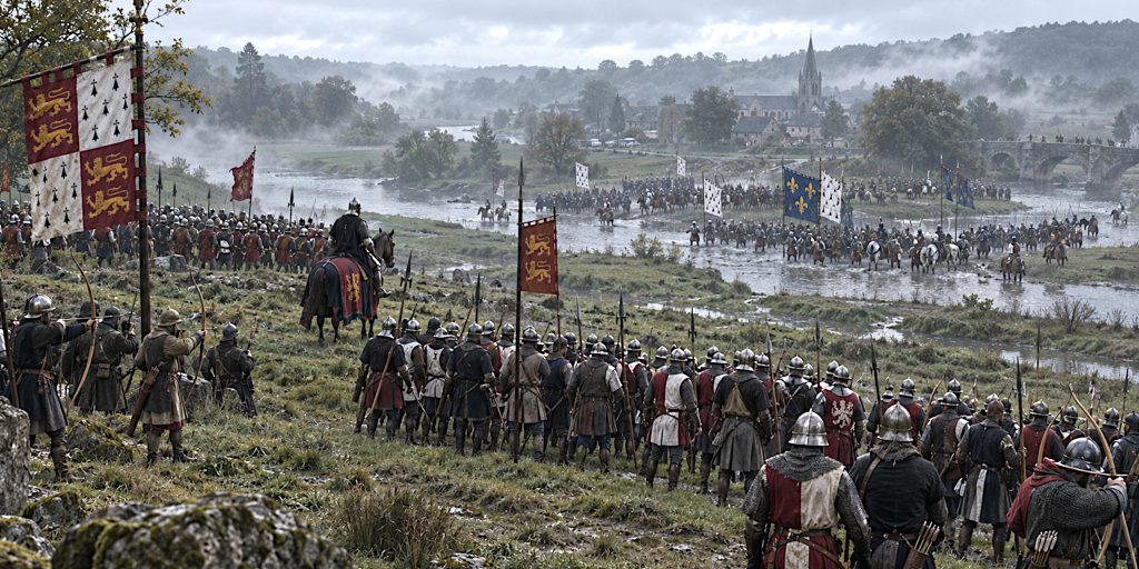 Forces gather before the Battle of Auray