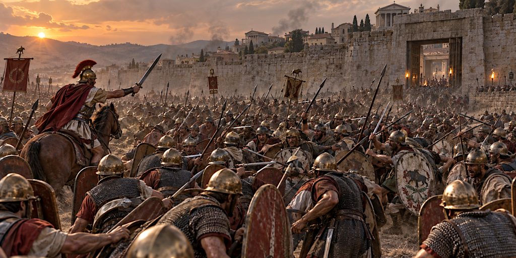 Desperate Battle at the Colline Gate