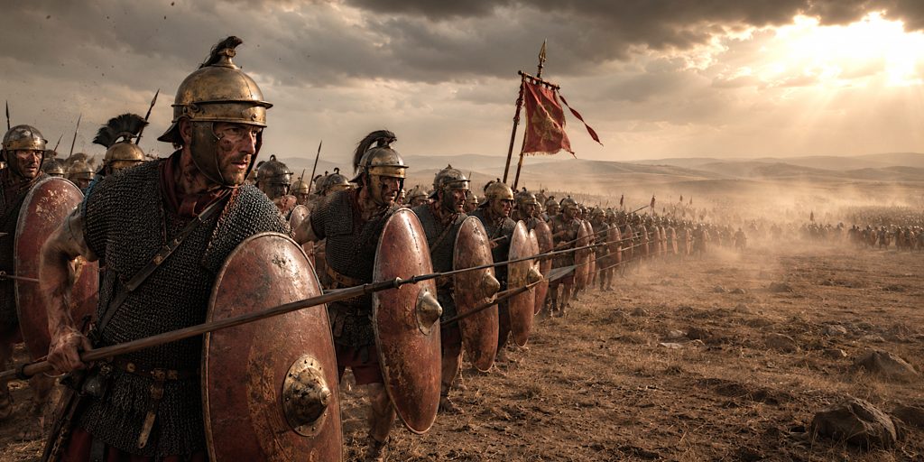 Caesars legions at Pharsalus