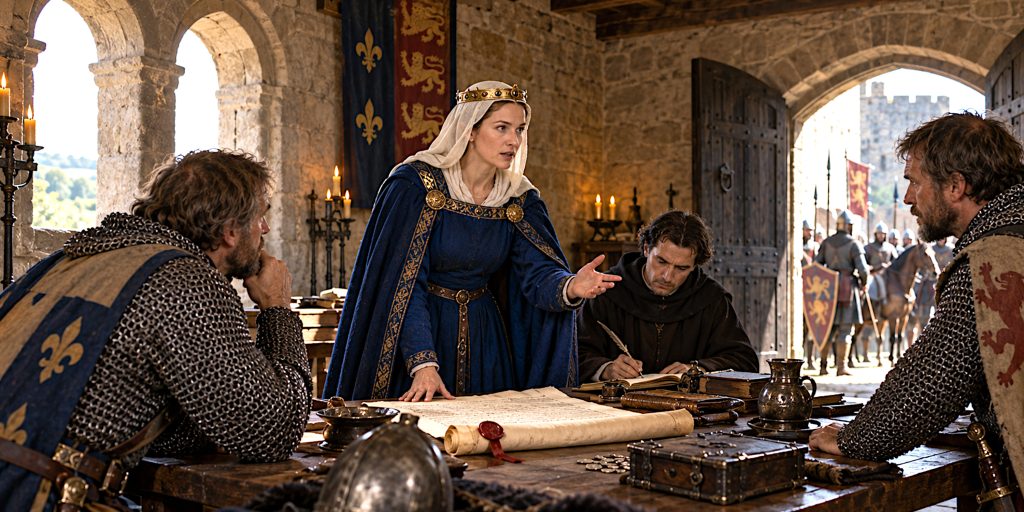Empress Matilda directs her council