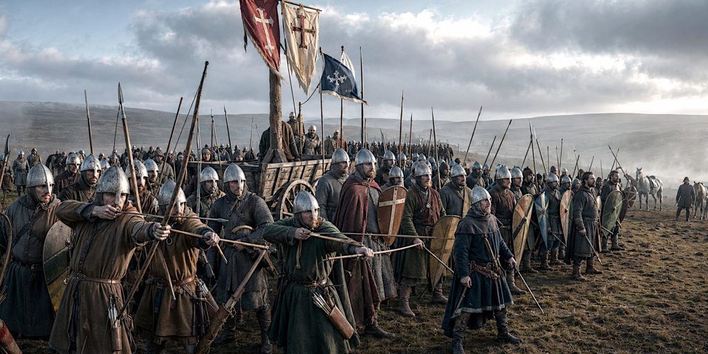 English Army at the Battle of the Standard