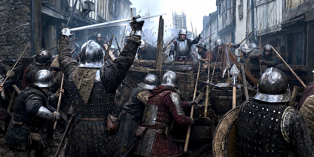 Yorkist assault at St Albans barricade