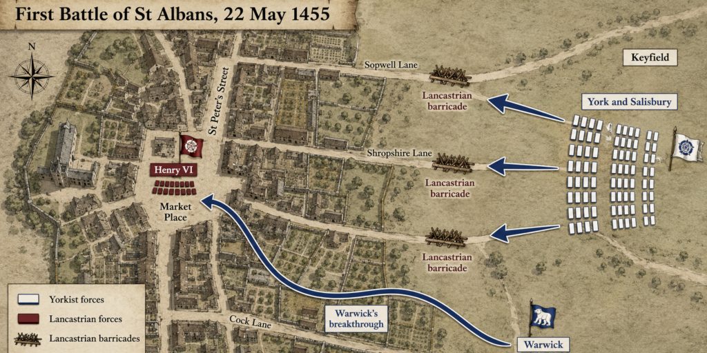St Albans first Battle Map