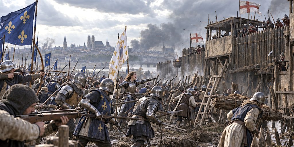 French assault on the Saint-Loup bastille