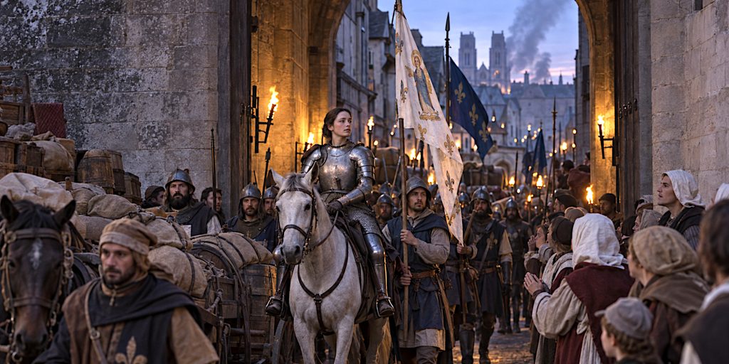 Joan of Arc entering Orléans