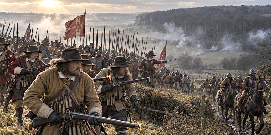 Royalist Advance at Cheriton Ridge