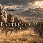 An artistic reconstruction of the Battle of Civitate, showing equipment appropriate to the eleventh century.