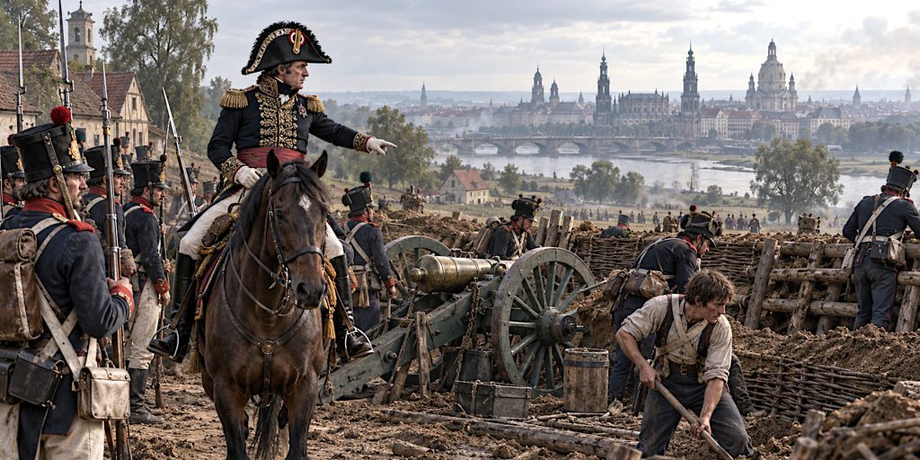Saint-Cyr preparing Dresden’s defences