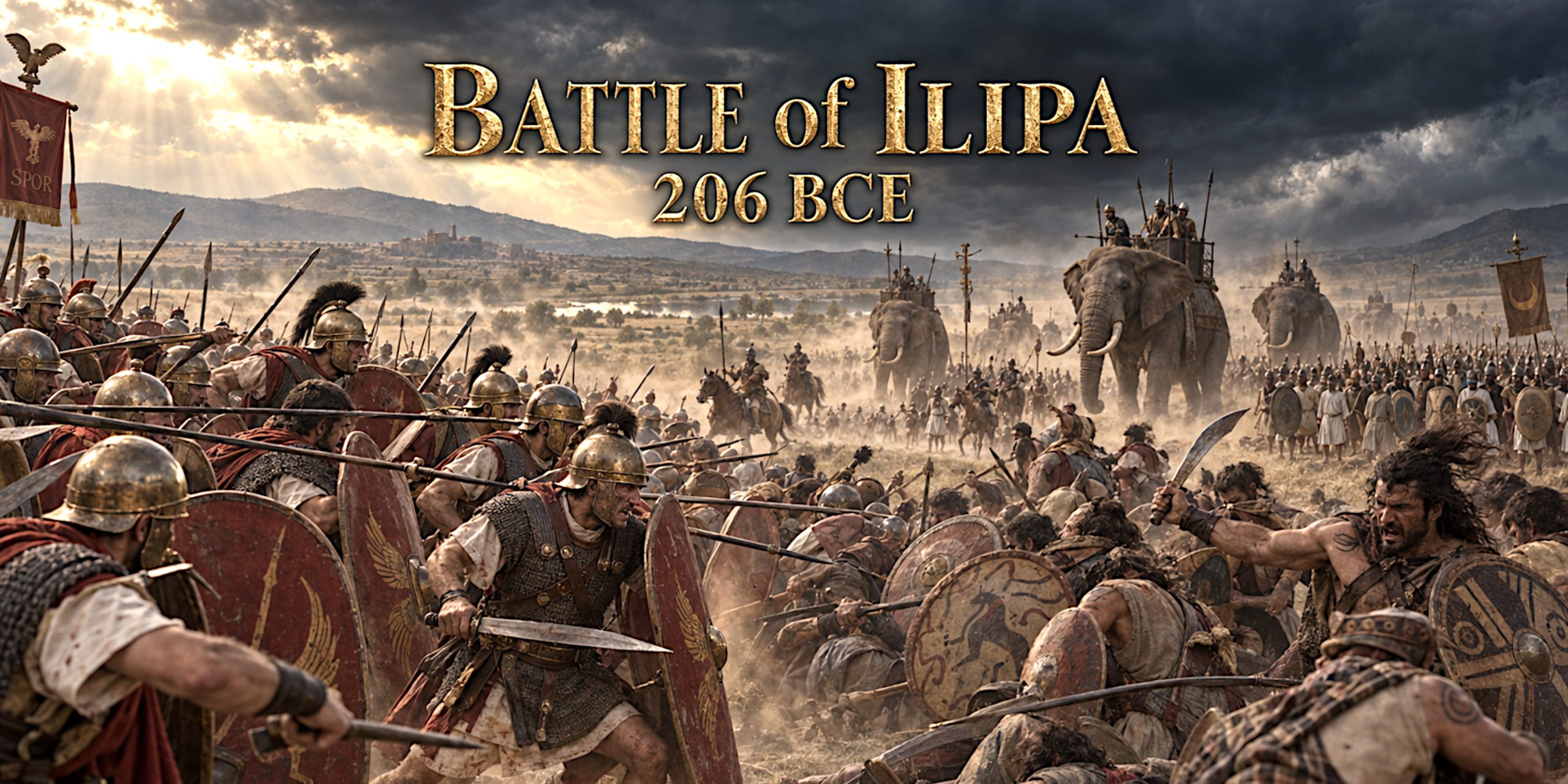 The Battle of Ilipa in 206 BCE
