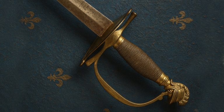 French infantry officer epee