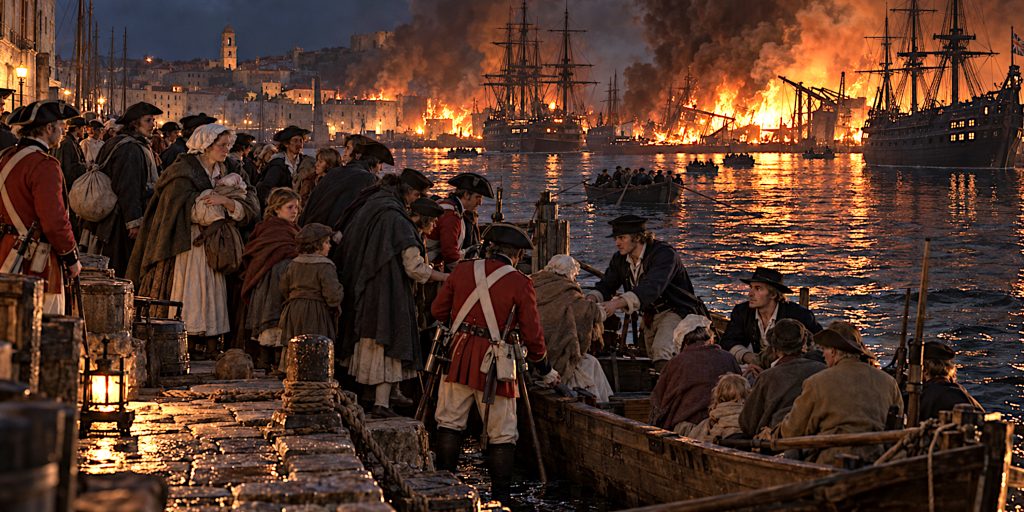Siege of Toulon evacuation