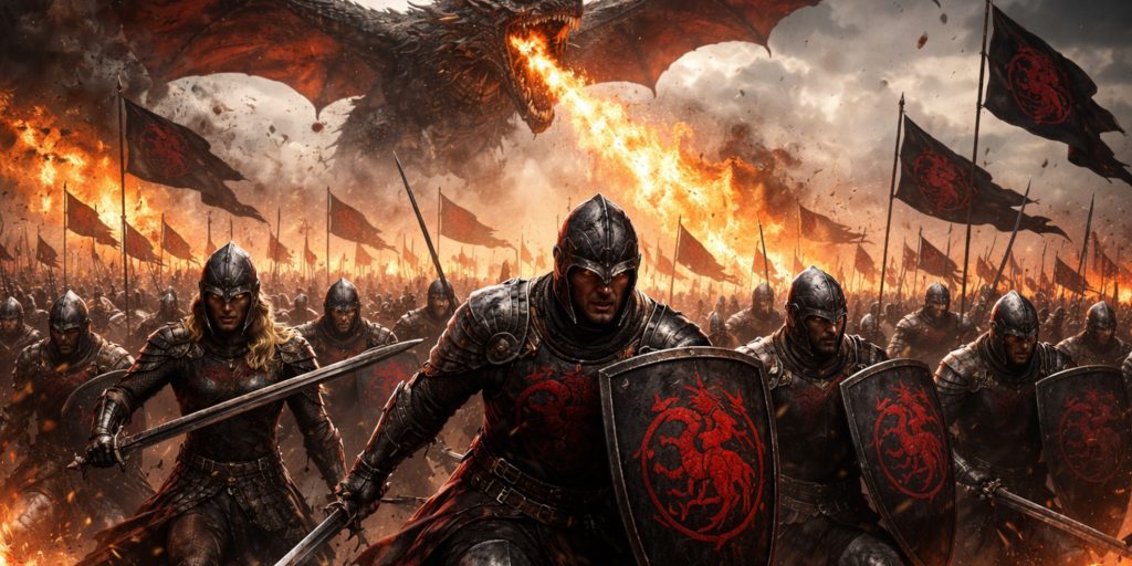 Targaryen Forces with Dragons