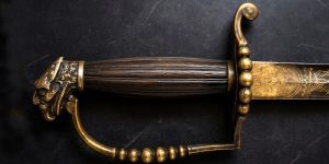 eagle head 5-ball spadroon sword