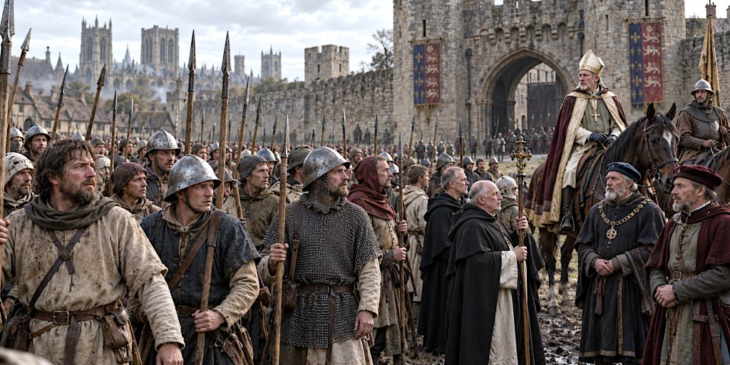 English Clergy and Militia muster at York