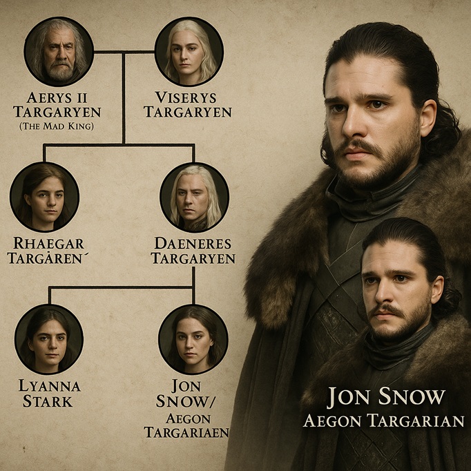 Jon Snow: How he fits into the Targarien family tree