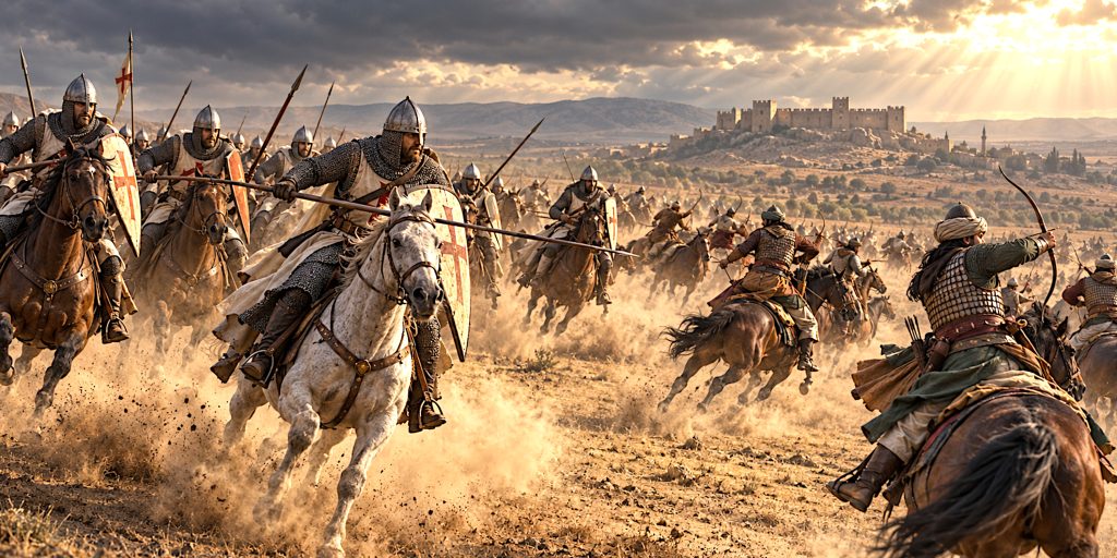 Knights counter-attack at Azaz