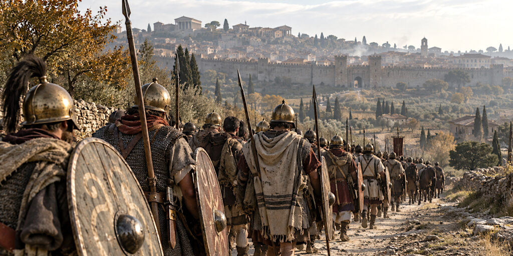The approach to Rome