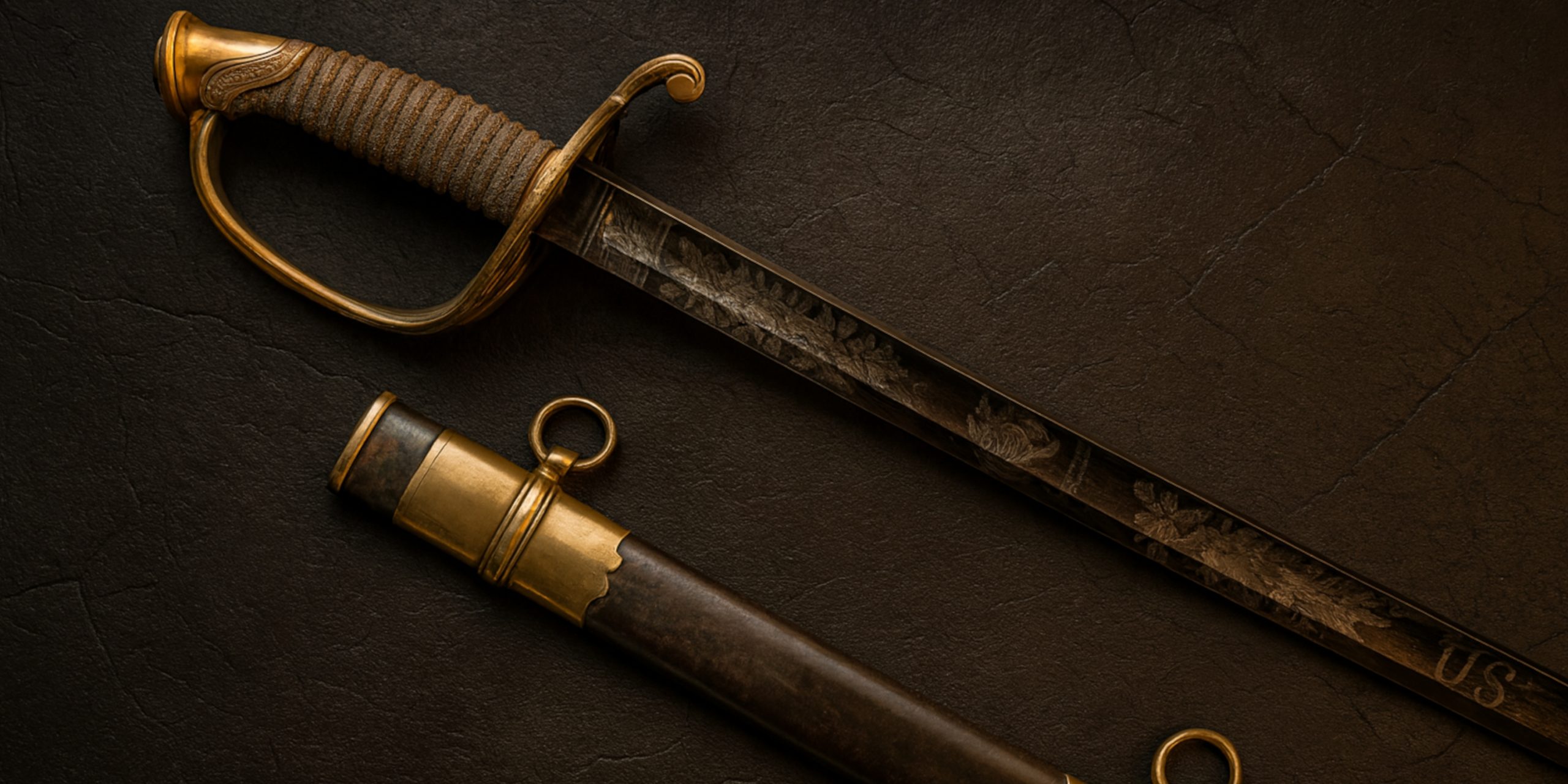 US Model 1850 foot officer’s sword